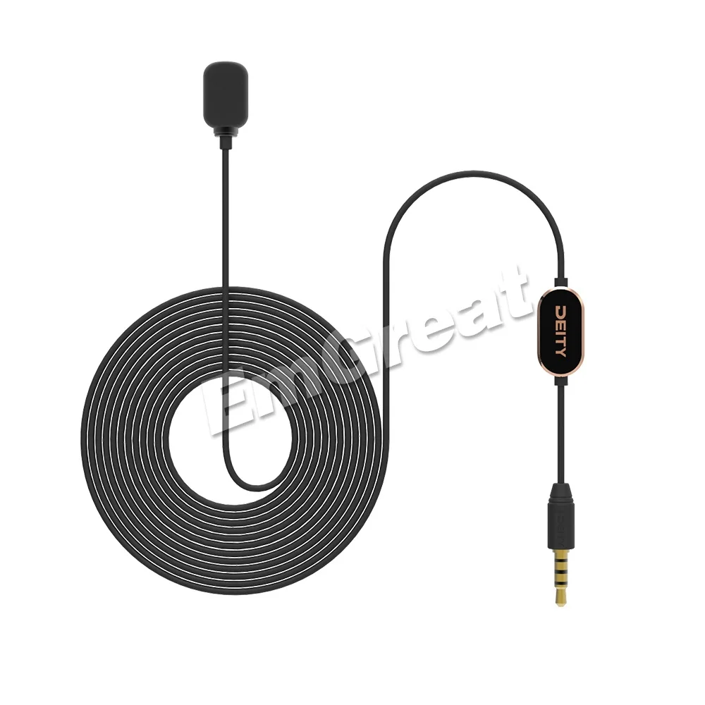 Профессиональный микрофон Deity V.Lav всенаправленный конденсаторный петличный 5 м