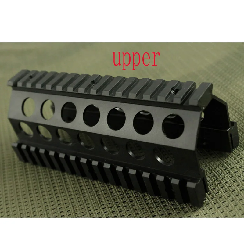التكتيكية handguard السكك M249 العلوية والسفلية نطاق جبل handguard القضبان نظام bk