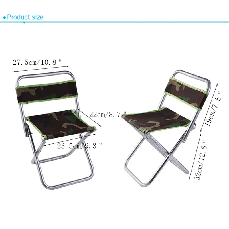 Домашний Складной офисный стул Многофункциональный Открытый Рыбалка Путешествия Портативный складной стул для отдыха
