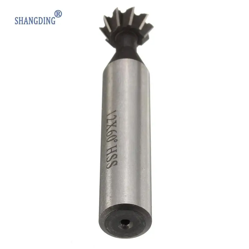 Machine Dovetail Cutter End Mill Carbon Tools Alloy steel 60 Degree Metalworking