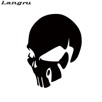 

Langru Hot Sale Personality Skull Vinyl Decal Sticker Car Motorcycle Accessories Decorative Funny JDM