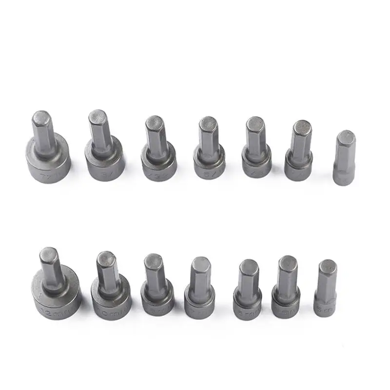 14Pcs Adapter Drill Bits Socket Nut Impact Driver Set 1//4 Inch Hex Shank Tool