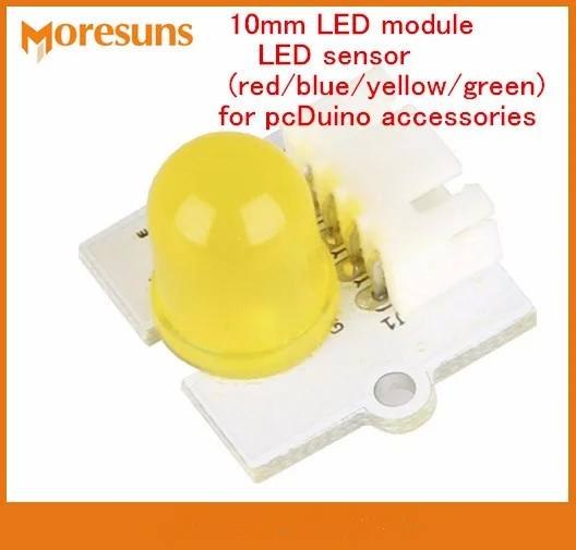 

Fast Free Ship 10mm LED sensor module(red/blue/yellow/green) for pcDuino Raspberry Pi accessories modules