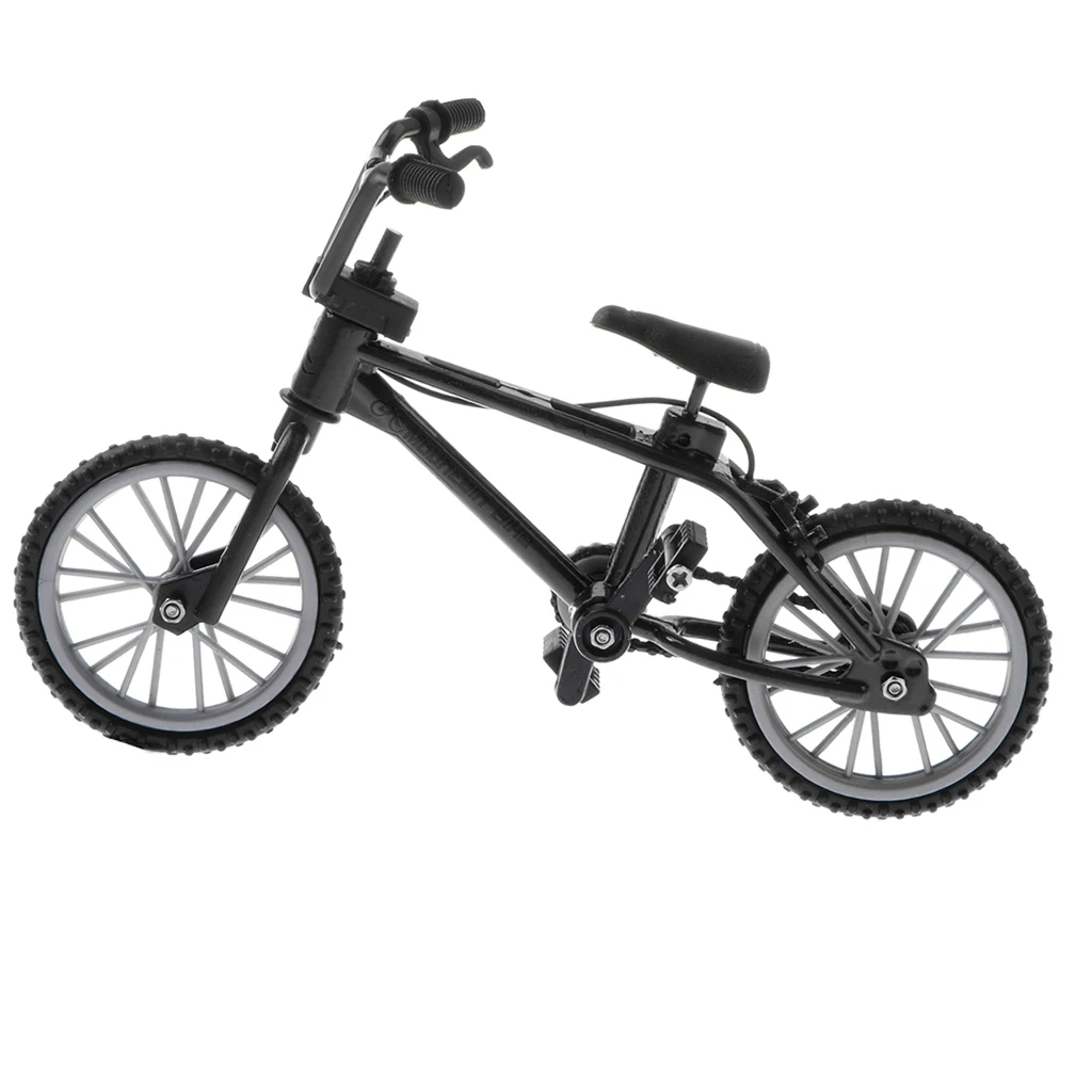 Finger Bike, Miniature Mountain Bicycle Toys For Children Boys Extreme Sports Gift - Black