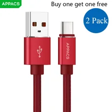 APPACS из искусственной кожи для передачи данных и быстрой зарядки в плоской спиралевидной форме Тип Кабеля C кабель для huawei P20 Pro P10 Быстрая зарядка USB-C кабель для samsung S9