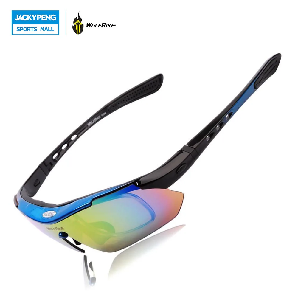 WOLFBIKE Polarized Cycling Sun Glasses Outdoor Sports Bicycle Glasses ...