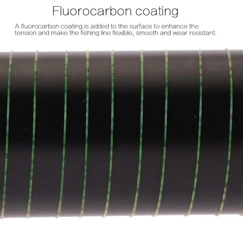 200 м Flourocarbon с покрытием пятнистая леска супер сильная нейлоновая рыболовная проволока износостойкая невидимая леска