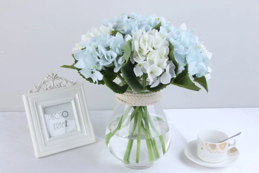 Multicolor Optional Imitation Hydrangea High Quality Artificial Flower DIY Christmas Wedding Home Garden Decoration JH47 (2)