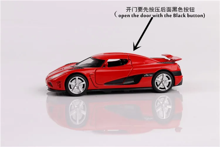 1/32 Diecasts& игрушечные транспортные средства Koenigsegg супер модель автомобиля со звуком и светильник коллекция автомобиля игрушки для мальчика Детский подарок brinquedos