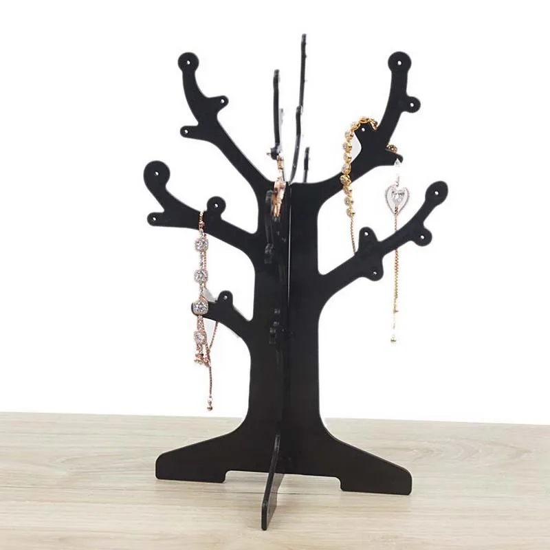 

Jewelry Tree Display Decorations Hanging Rack Jewelry Show Wearing Desktop Storage Earrings Necklace Pendant Holder
