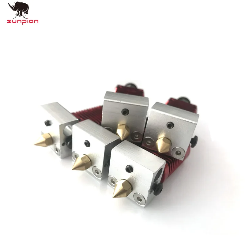 MK8 تجميعها الطارد الساخن النهاية كيت ل Ender-3 طابعة 1.75 مللي متر 0.4 مللي متر فوهة طابعة الألومنيوم التدفئة كتلة 3d طابعة اكسسوارات