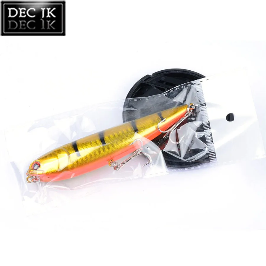 Topwater Plastic Hard Sea Fishing Lure Peche Fake Floating Pencil Artificial Bait Lot For Trout Saltwater Fishing Lures Tackle (4)