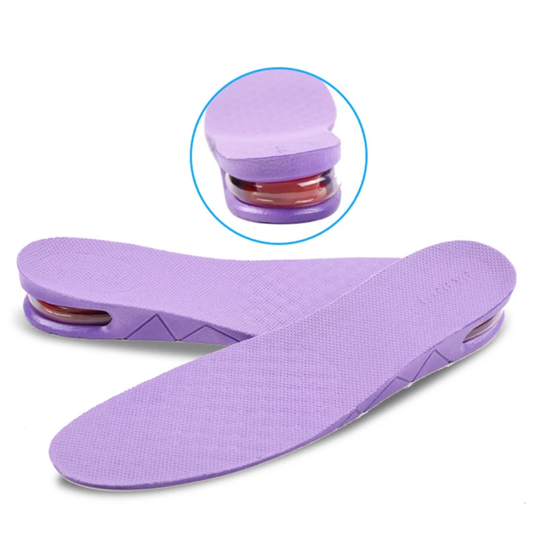 

USHINE 3cm Increase Insole Cushion Heightening Height Adjustable Cut Heel Shoe Insole Taller Women Men Unisex Quality Foot Pads