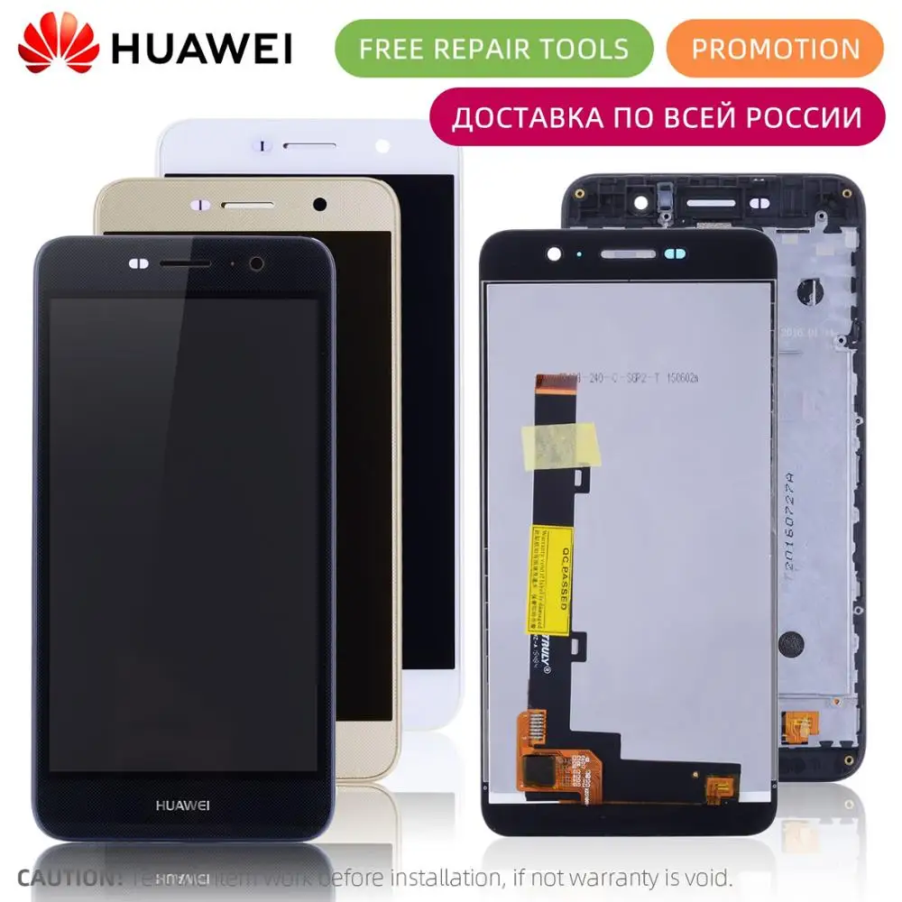

ORIGINAL 5.0'' LCD Display For HUAWEI Honor 4C Pro TIT-L01 LCD Touch Screen with Frame For HUAWEI Y6 Pro Display Replacement