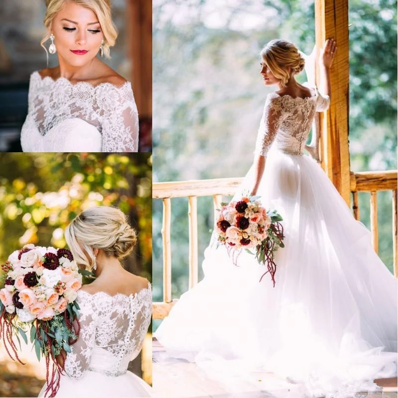 vintage country style wedding dresses