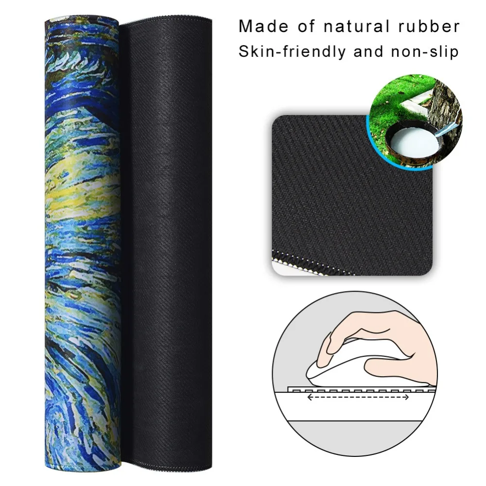  Gaming Mouse Pad Large Size 100*40cmAnti-slip Natural Rubber PC Computer Gamer Mousepad Desk Mat Lo