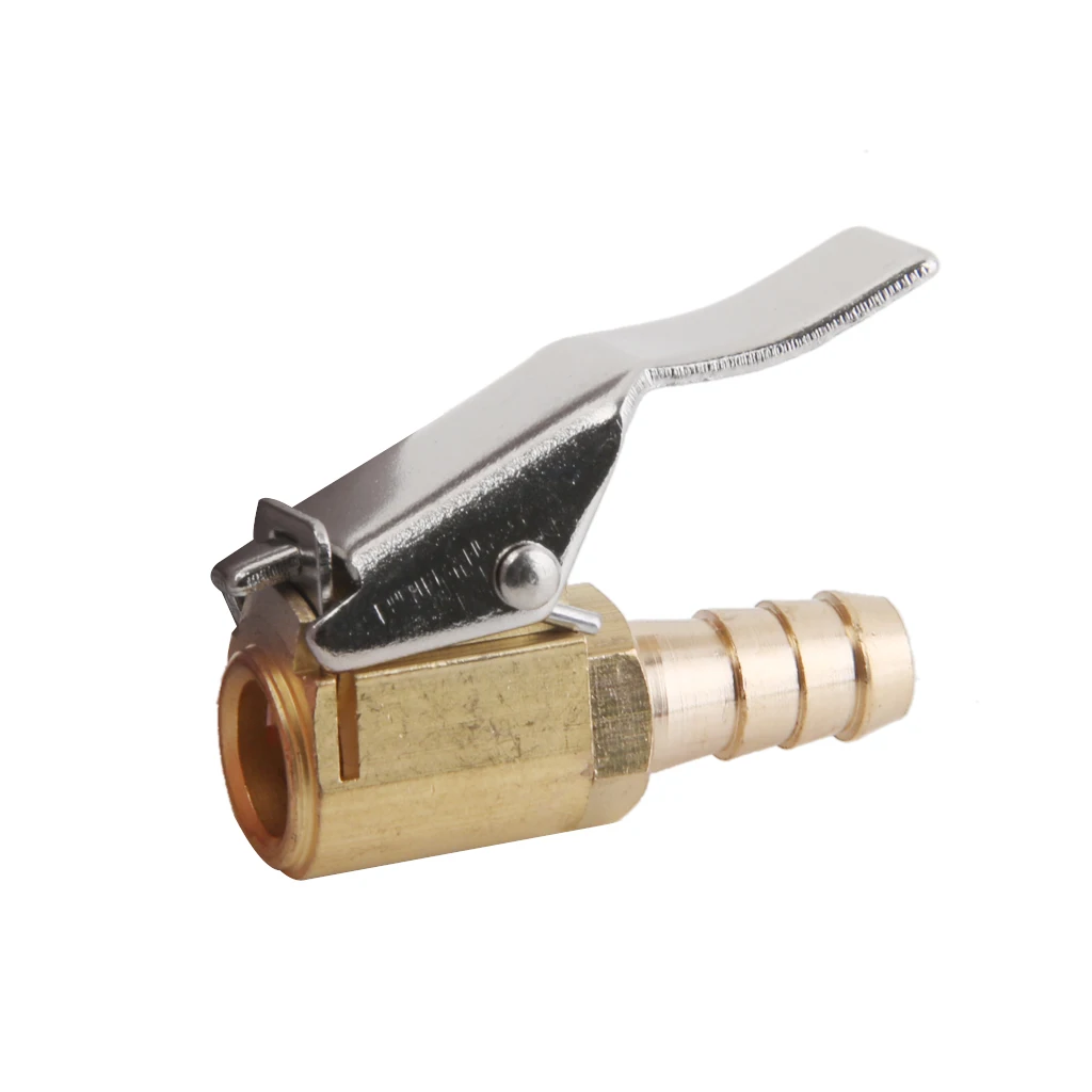 

1 Pcs AC-01 Brass 6mm Car Truck Tire Inflator Valve Connector Air Hose Tire Chuck Inflator Auto Compressor Tank Connector