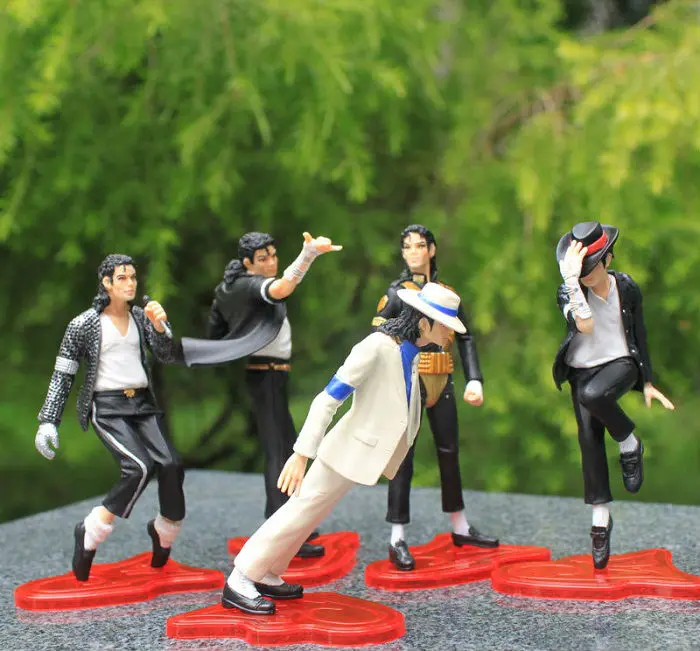 

Michael Jackson Toys Dolls Set MJ Action Figure PVC Figurine 11cm Heigh