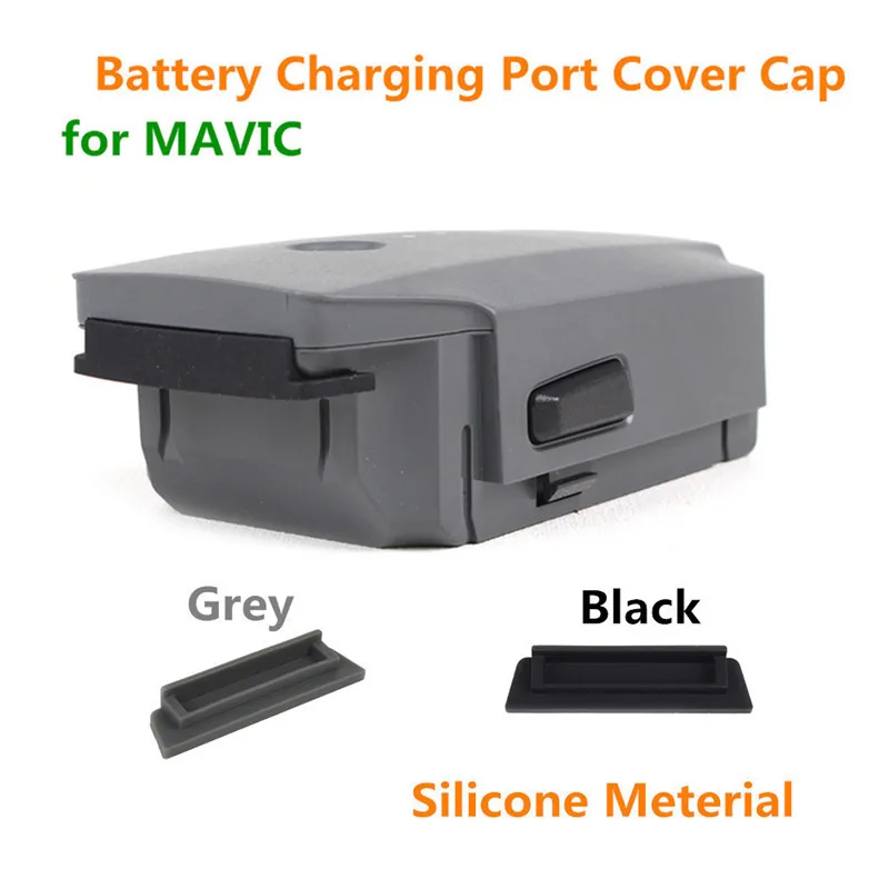 

Sunnylife DJI Dustproof Silicone Battery Charging Port Cover Anti Short Circuits Protector Plug Protection Cap DJI MAVIC PRO