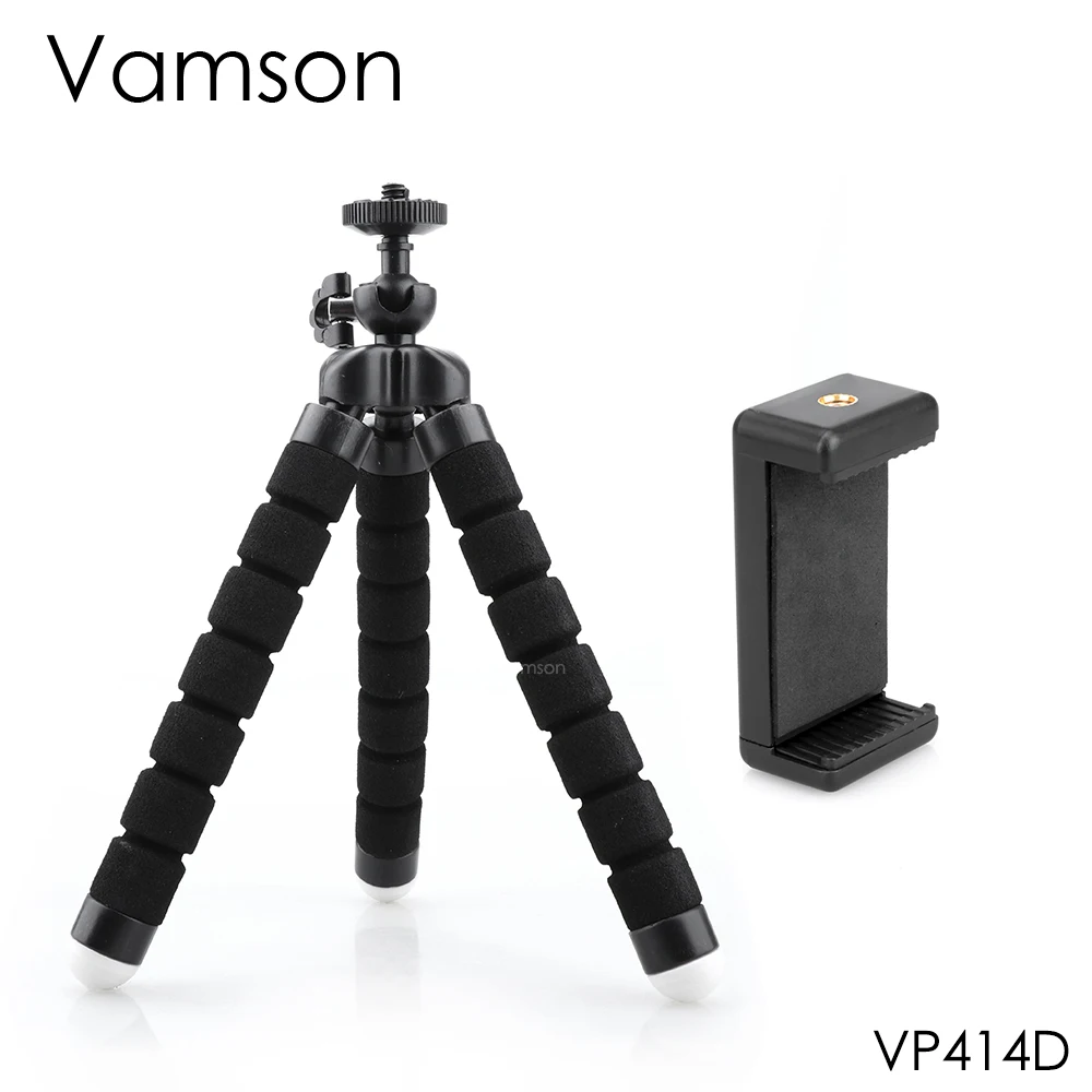 Vamson Gorillapod Осьминог штатив для xiaomi yi 4 k yi lite для dji osmo Карманный для gopro hero 7 6 5 4 session для iphone VP414E - Цвет: VP414D