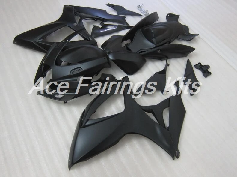 

New ABS bodywork Fairings Kit set Fit For SUZUKI GSXR600 GSXR750 06 07 R600 R750 K6 GSXR 600 750 2006 2007 all black matte