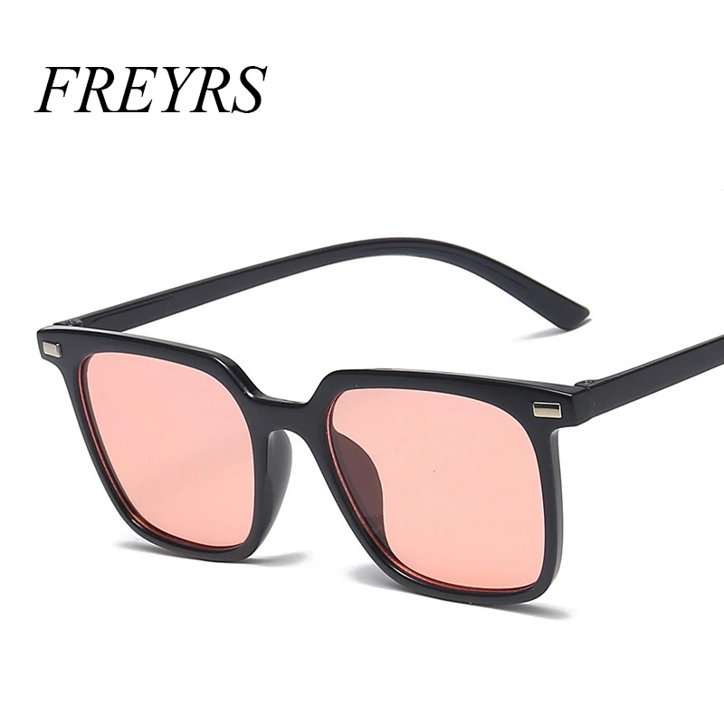 

FREYRS Women Square Sunglasses Vintage Classic Hip Hop Style Sun Glasses Woman Brand Designer Red Frame Eyewear 5385