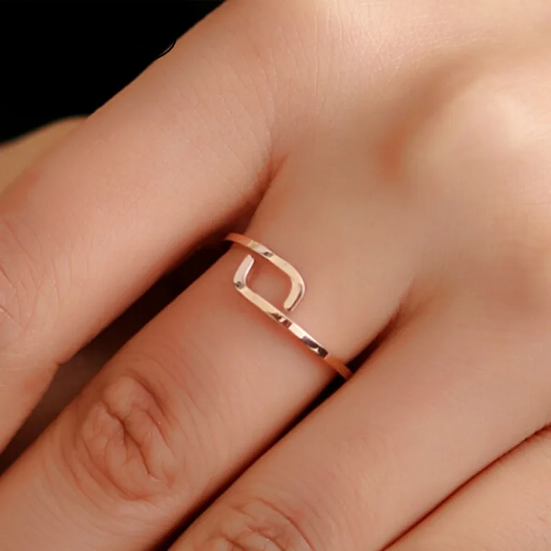 

BYSPT 316L titanium steel 12 zodiac signs guardian Rose Gold Color libra lovers Gemini Sagittarius ring ll fashion insider tide
