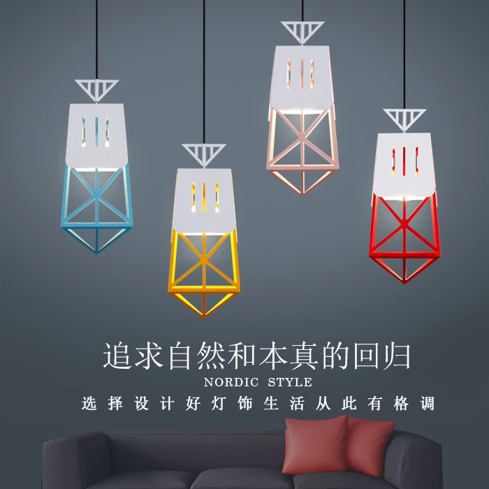 

Modern Nordic AMBIT Pendant Lights Denmark Colored Macaron Aluminum LED pendant lamp Kitchen Restaurant Light Ceiling Fixtures