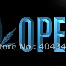 LK791-Открытый лист конопли высокой жизни знак света