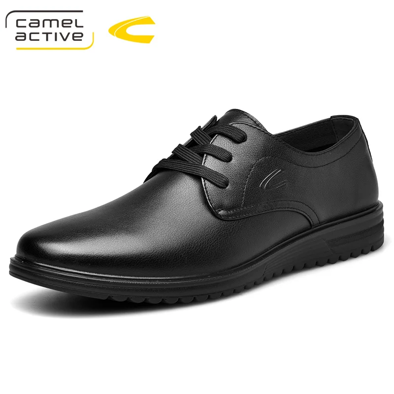 

Camel Active 2019 New Genuine Leather Men casual shoes comfortable loafers Soft Leather Autumn Men's Handmade chaussure homme