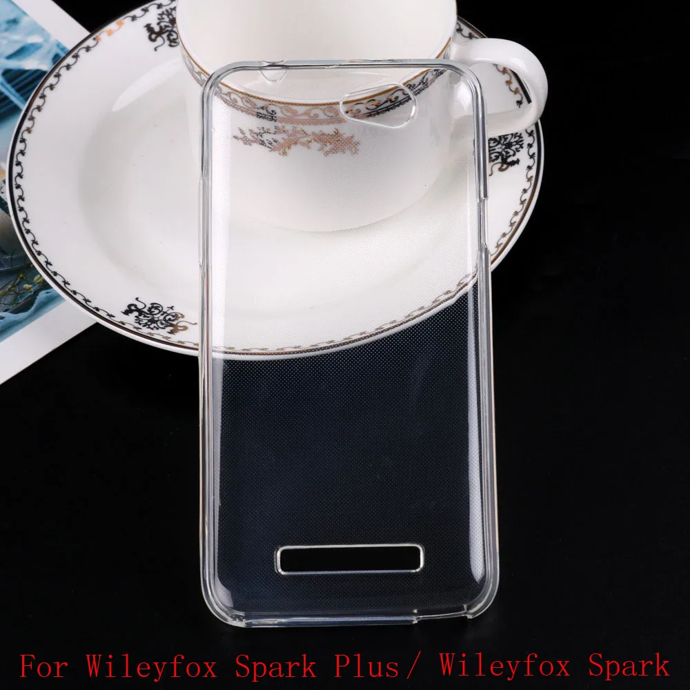 Coque Wileyfox Spark Plus Case Luxury Transparent TPU For fundas Soft Silicone Full Protective Back Cover |