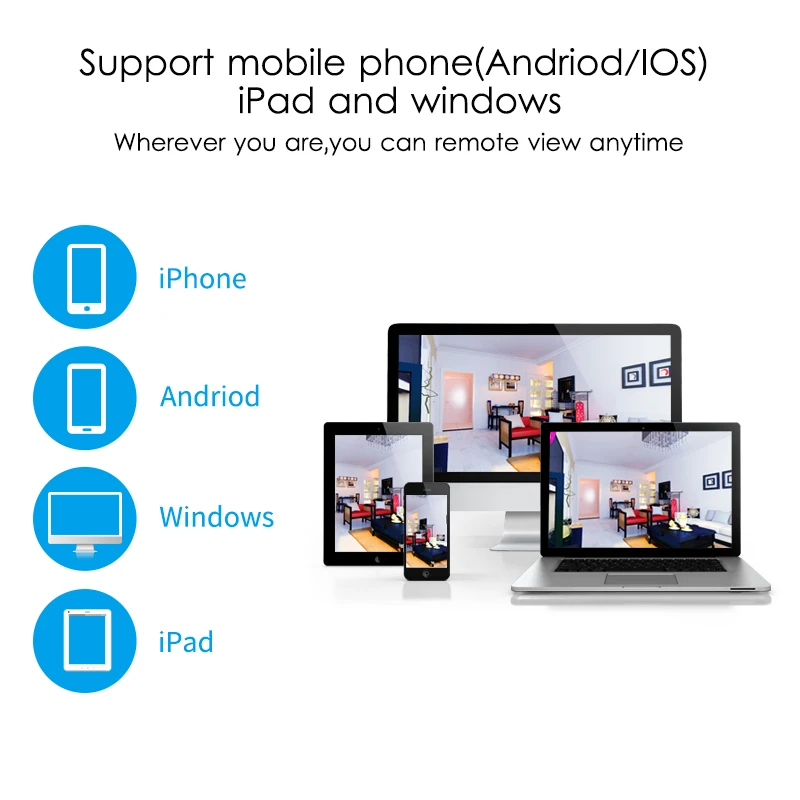 Ampand 720 P HD Беспроводной безопасности IP Камера Ночное Видение Поддержка карты