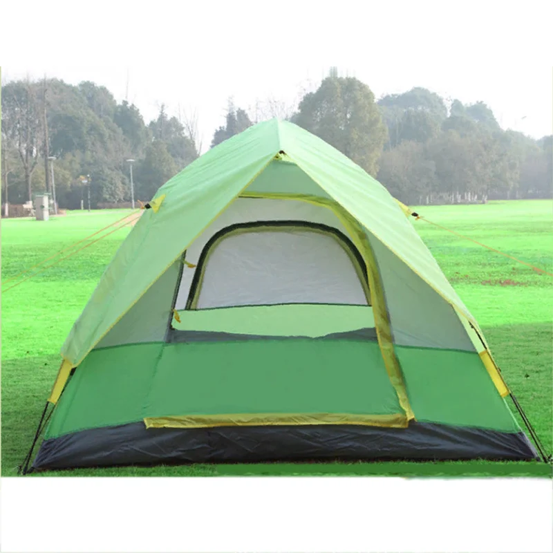 

Ship From RU 3-4 People Automatic Camping Tent Waterproof Hiking Family Tent Quick Pop Up Opening Tents Outdoor Tourist tent