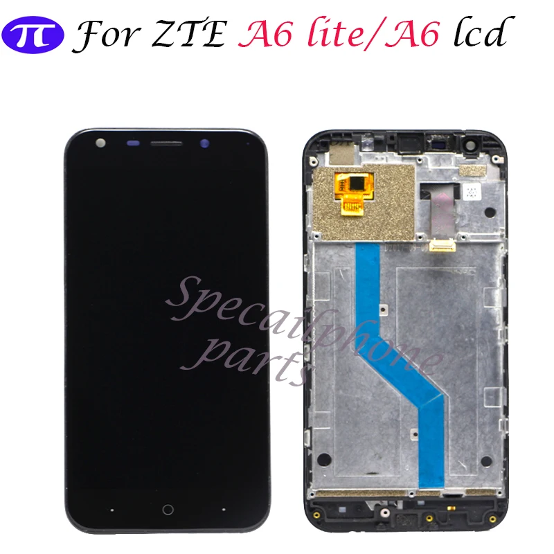 

With frame For ZTE Blade A6 A6 lite LCD Display Touch Screen Digitizer Assembly For ZTE Blade A6 A0620 A0621 A0622 Lcd