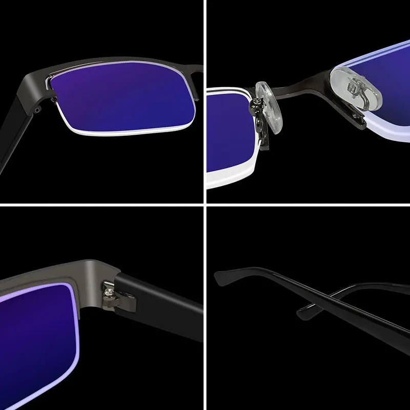 Myopia Glasses Eyeglasses Eyeglass Frames Anti Blue Ray Clear Lens For Computer Men -4.5 -5.0 -5.5 -6.0