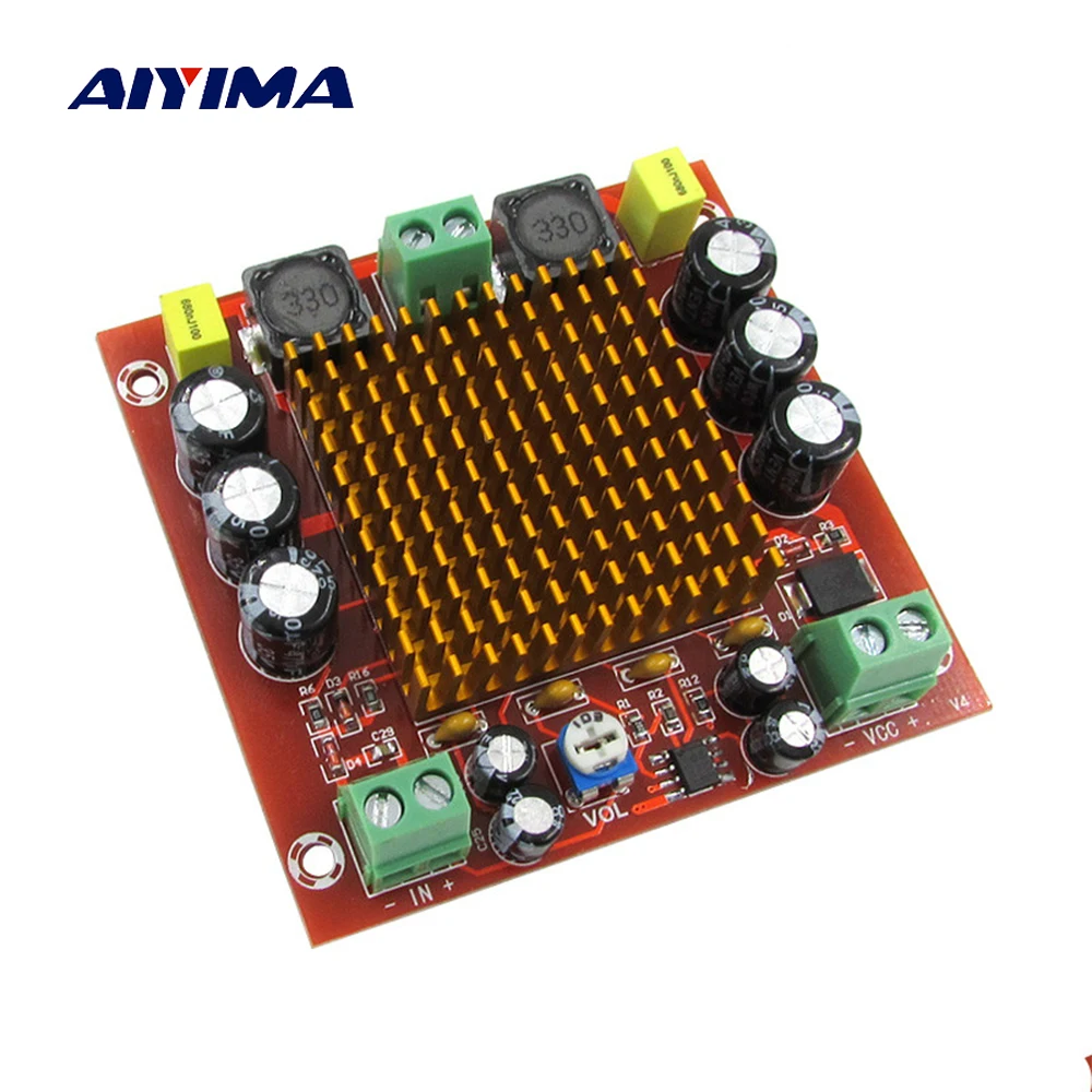 

Aiyima 150W TPA3116D2 Digital Audio Amplifier Board Mono Amplifiers DC12-26V DIY Sound System Speaker Home Theater