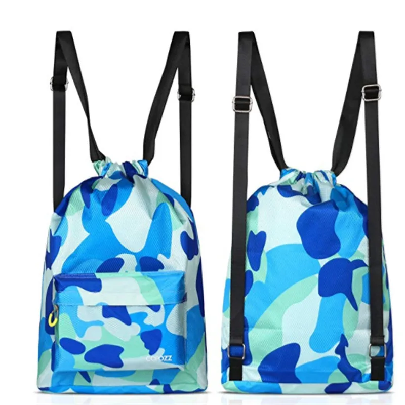 Beach Bag Portable Waterproof Swimming Pool Draw string Bag, Adjustable