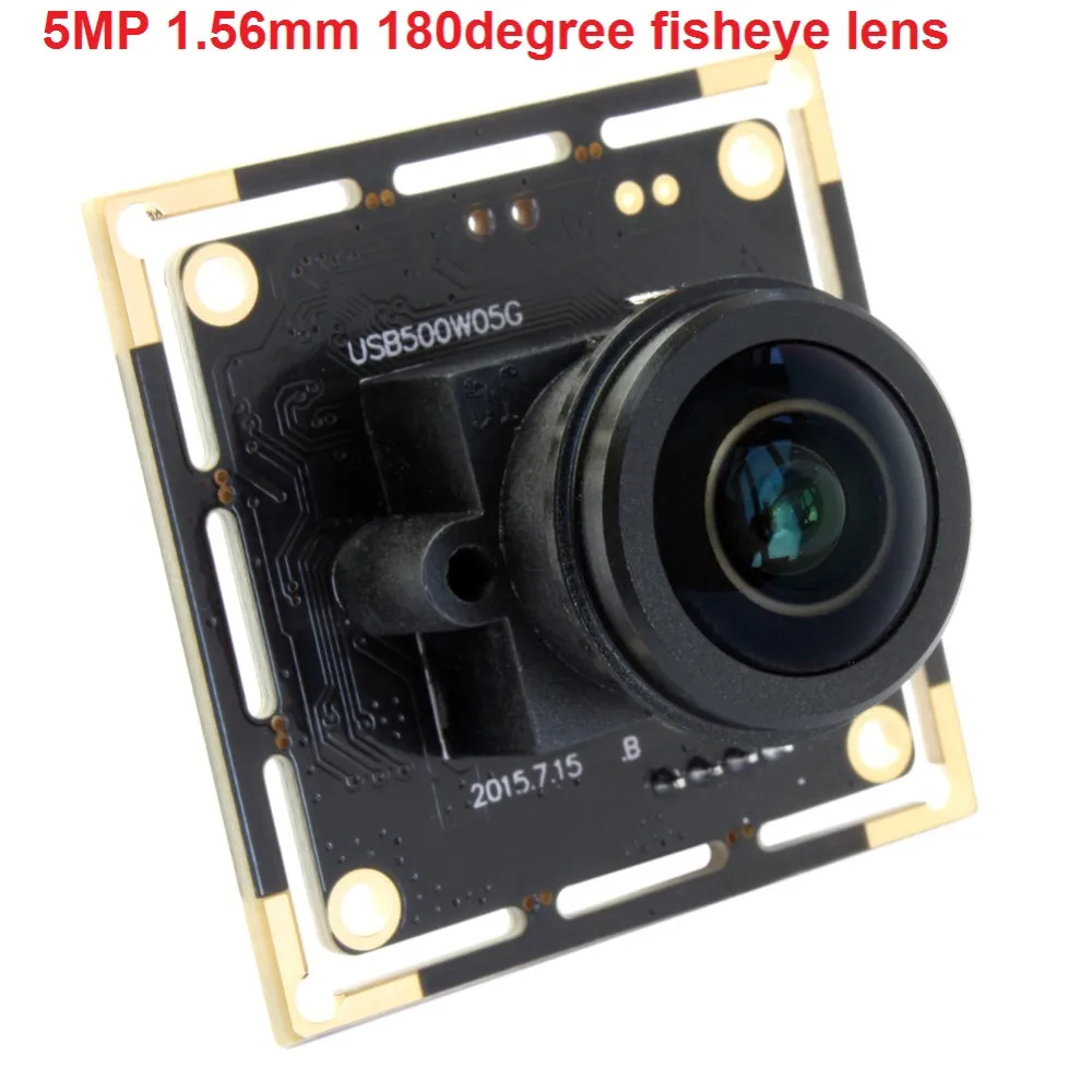 Best качество 5mp Aptina CMOS 180 градусов Рыбий глаз USB 2.0 веб-камера видеонаблюдения USB совета модуль камеры