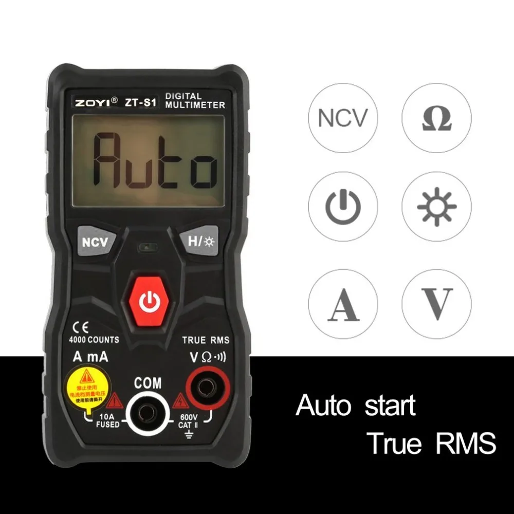 

Digital Multimeter ZT-S1 Transistor Tester Multimetro Mastech Clamp Meter Multimetre rm409b Peakmeter Analogico Aneng