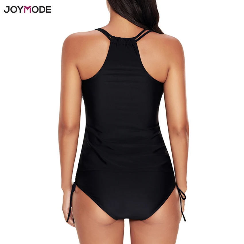 JOYMODE Two Piece Black Bikini Women Fat Plus Size wear Bikini Pad Beach wear 4XL 5XL Big Size Bathing Suit Biquins Mujer