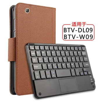 

For Huawei MediaPad M3 BTV-W09/DL09 8.4" Tablet PU Leather Case Stand Cover+Removable Bluetooth Russian/Hebrew/Spanish Keyboard