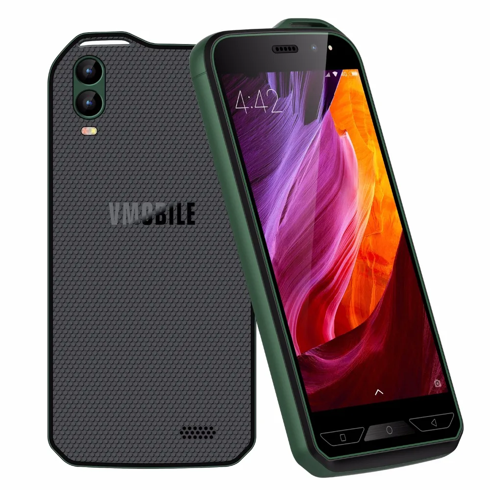 Vmobile X6 Global version unlocked Smartphone Android 7.0 8MP Dual Camera 16:9 HD Display Outdoor sports Quad Core Mobile Phone