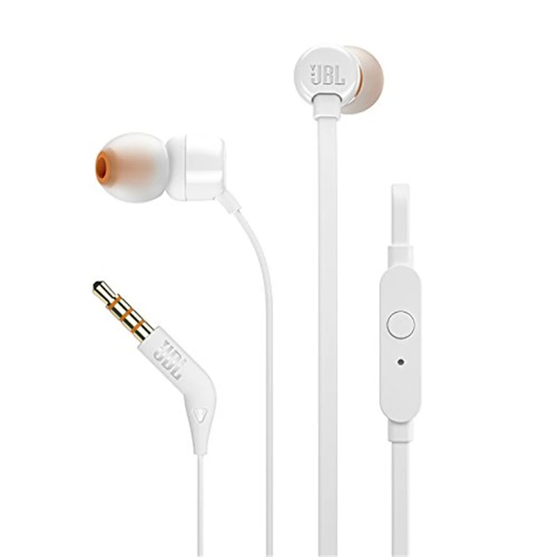 JBL оригинальные T110 3 5 мм проводные наушники без рук Fone Ouvido в линии управления Jbl