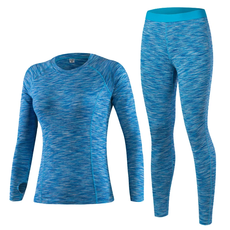 IEMUH Brand Thermal Underwear Women Winter Quick Dry Anti-microbial Stretch Thermo Underwear Sets Female Warm Long Johns HI-Q