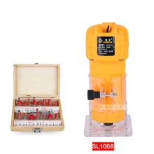SL 1608 Trimming Machine Woodworking Slotting Machine Multi-function Engraving Machine Woodworking Trimmer 220v 350W 3000r/min