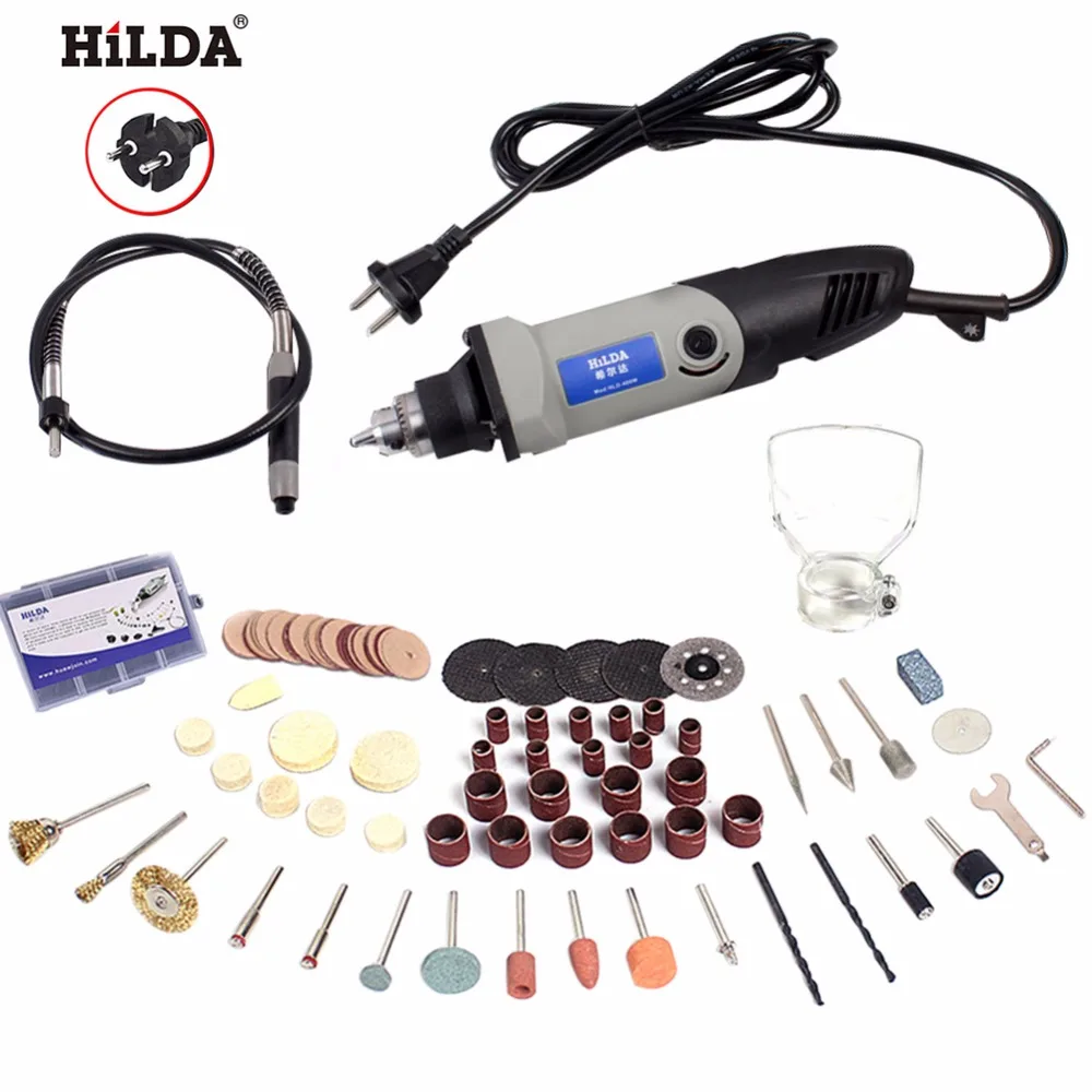 

Mini Electric Drill 94pcs/set 400W Electric Drill Variable Speed Grinder Engraving Accessories Rotary Tools Complete Set