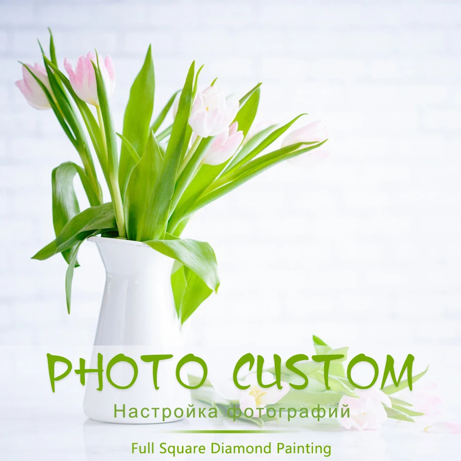 

SaShiKo Flowers Photo Custom Diamond Painting Full Square Picture of Rhinestone DIY Diamond Mosaic Diamond Embroidery Sale