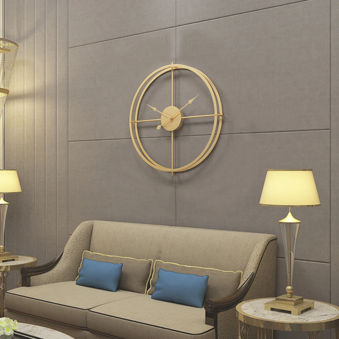 Homingdeco 40 см бесшумные настенные часы современный дизайн домашний декор офис
