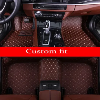 

Car floor mats for BMW X6 E71 E72 F16 all weather case waterproof 5D car styling high quality rugs carpet liners