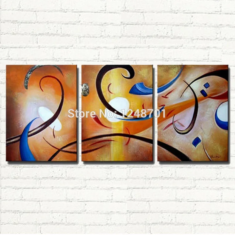 Large Wall Art, 3 Piece Oil Painting, Modern Wall Art, Contemporary Wall Art, Office Wall Art, Lobby Wall Art, Abstract Oil painting, Art1